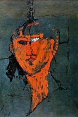 La tête rouge-Modigliani.JPG